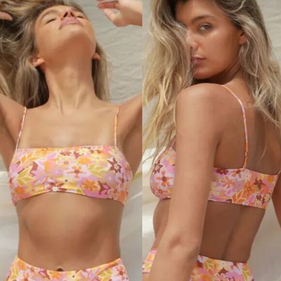 Stone Fox Swim Bikini Top Bliss Retro Pop - Picture 10 of 10